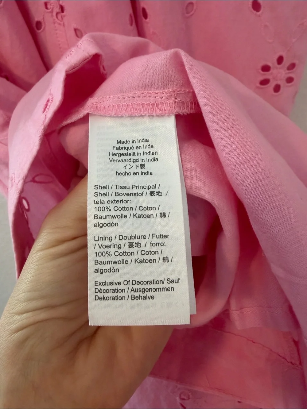 NWT J. Crew Eyelet Embroidered Pink Cotton Midi Dress Size 2